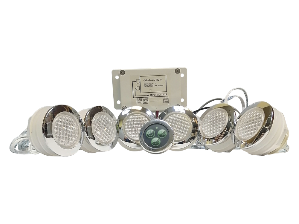 Комплект освещения(хромотерапия) Steamtec TOLO-LED01-kit3, 6 ламп