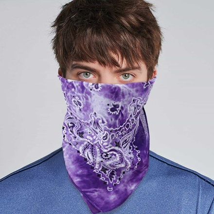 Бандана Тай-дай фиолетовая