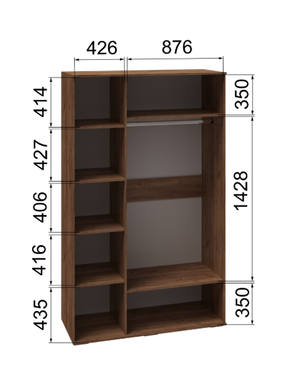Спальня София шкаф 3-х ств. СШ-25
