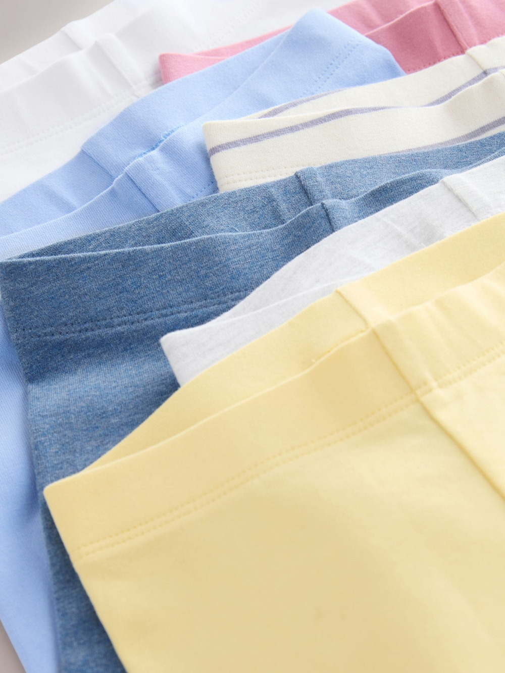 Легинсы для девочки Next E65-387, 7 шт., Розовый, Голубой, Серый