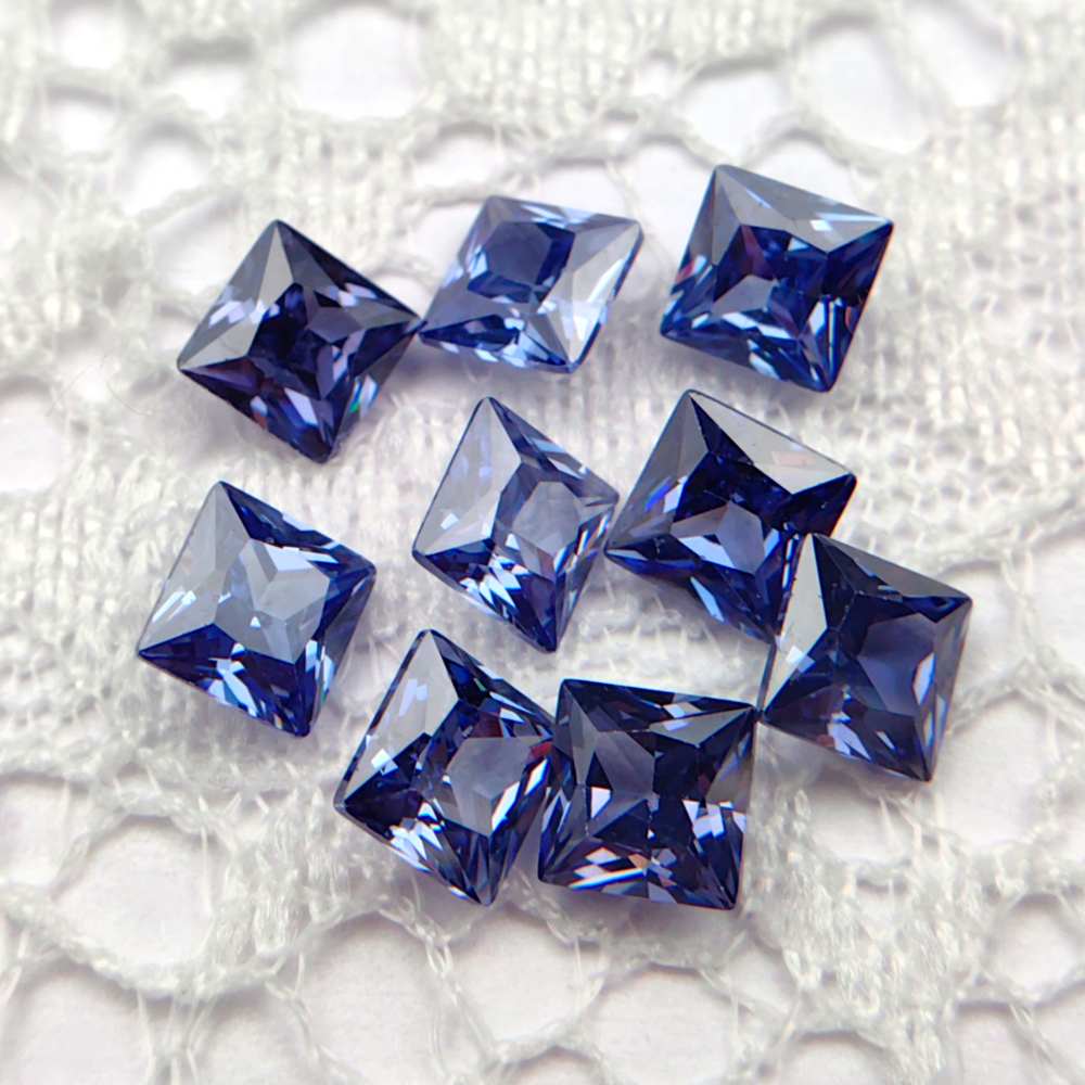 Фианит квадрат, Tanzanite