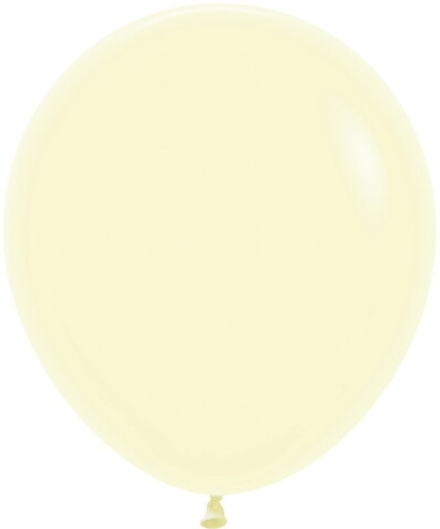 S 18''/45 см, Пастель (Макарунс), Светло-желтый (620), 5 шт.