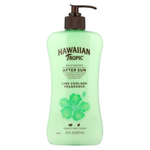 Hawaiian Tropic, увлажняющее средство после загара, охлаждающий лайм, 473 мл (16 жидк. унций)