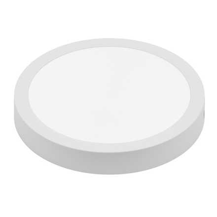 ULM-Q241 18W-4000K WHITE Светильник светодиодный накладной круглый. Белый свет 4000К. Корпус белый. ТМ Volpe