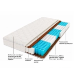 Матрас Askona Expert Etalon 90x200х23, средний/средний