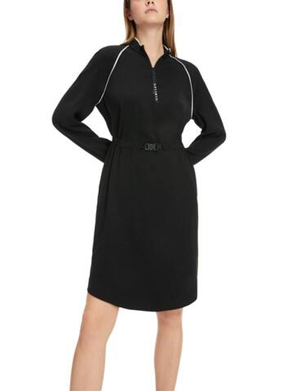 Marc Cain Платье в спортивном стиле на поясе