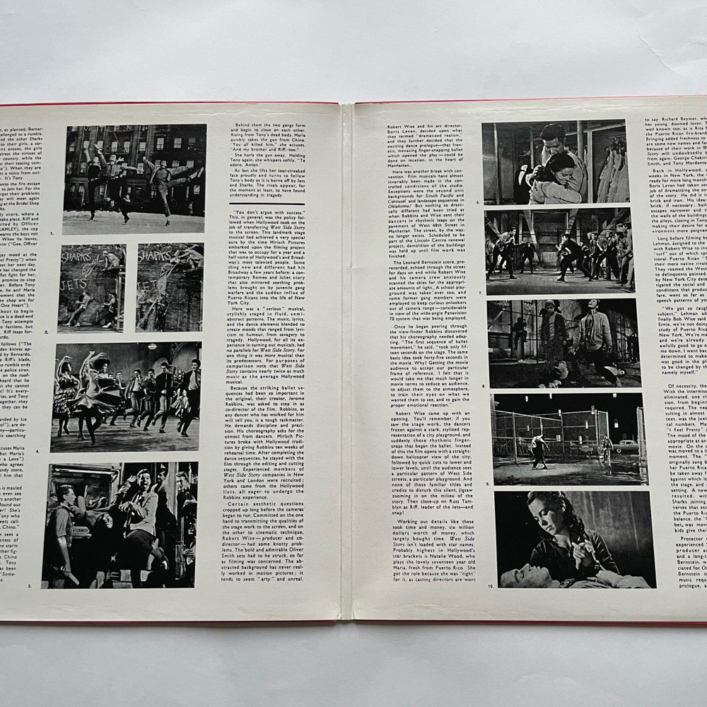 Винтажная виниловая пластинка LP Leonard Bernstein West Side Story вестсайдская История (Нидерланды 1975)