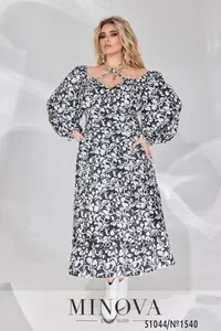 Платье 1540-черный Minova