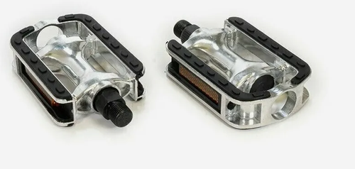 Педали TRIX CITY алюминиевые, 103x72мм, резьба 9/16", серебристые