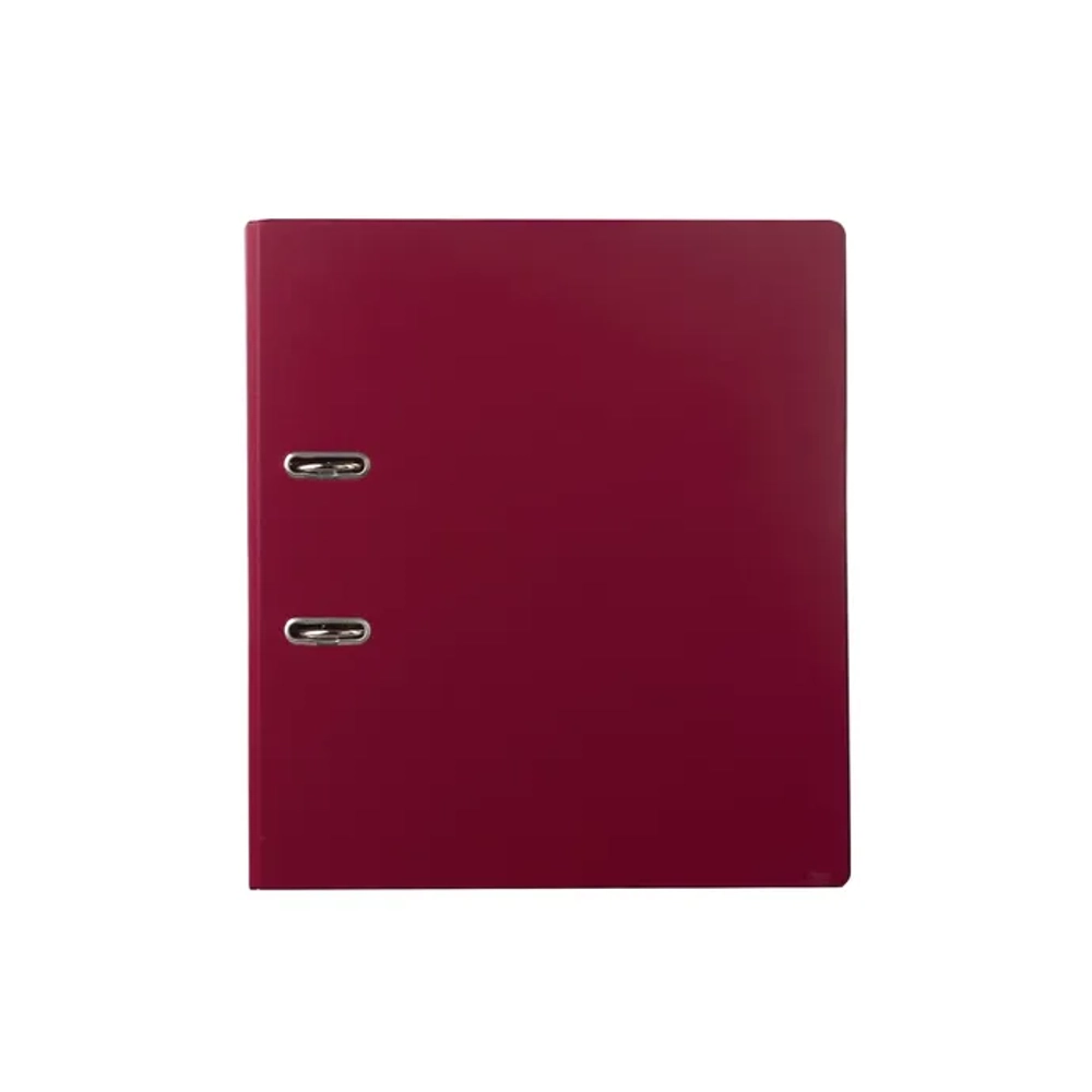 Регистратор 70мм BRAUBERG двухсторонний ПВХ, см. инф. окно, бордовый