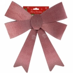 Бант на ёлку «Благородство» 28*35 см, Бордовый
