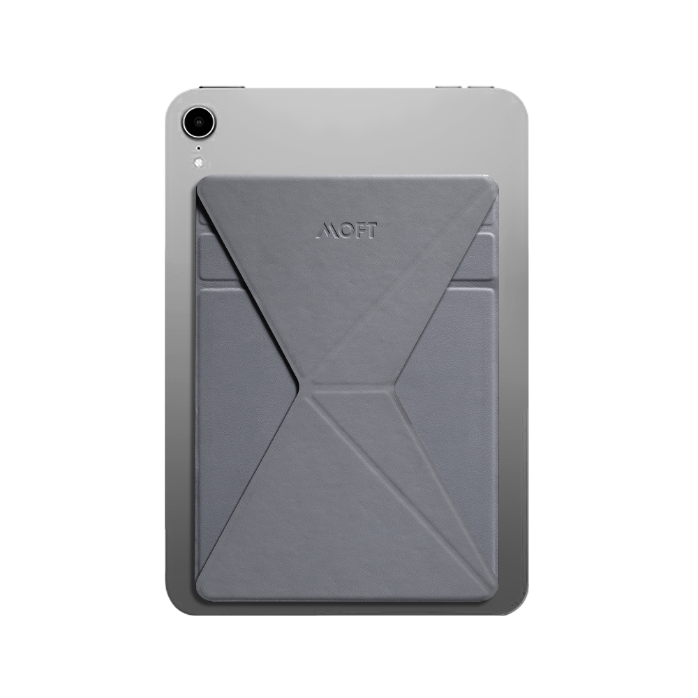 Клейкая подставка MOFT Tablet Stand Mini / 6 положений / Складная / С магнитами / Ультратонкая / Cерая / Подходит для iPad Mini