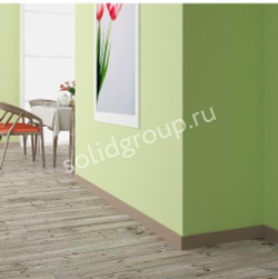 Плинтус Unica UHD19/80С, белый, L 2.4м