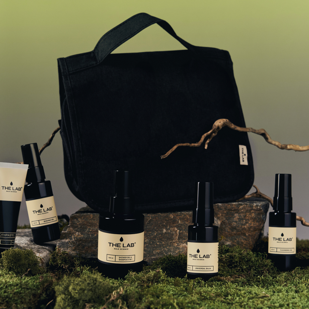 5 средств в тревел-наборе мужском в несессере