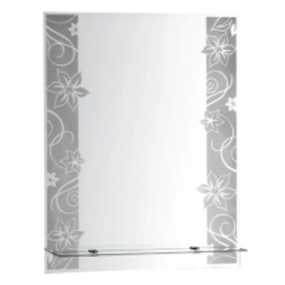 Зеркало Камелия с полкой 535*680 В029