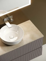 Тумба с раковиной Sancos SNOB T 100 со столешницей, Doha Soft