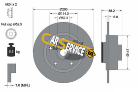 BENDIX Braking - BDS1117