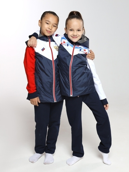 Жилет с сублимацией и вышивкой (темно-синий)