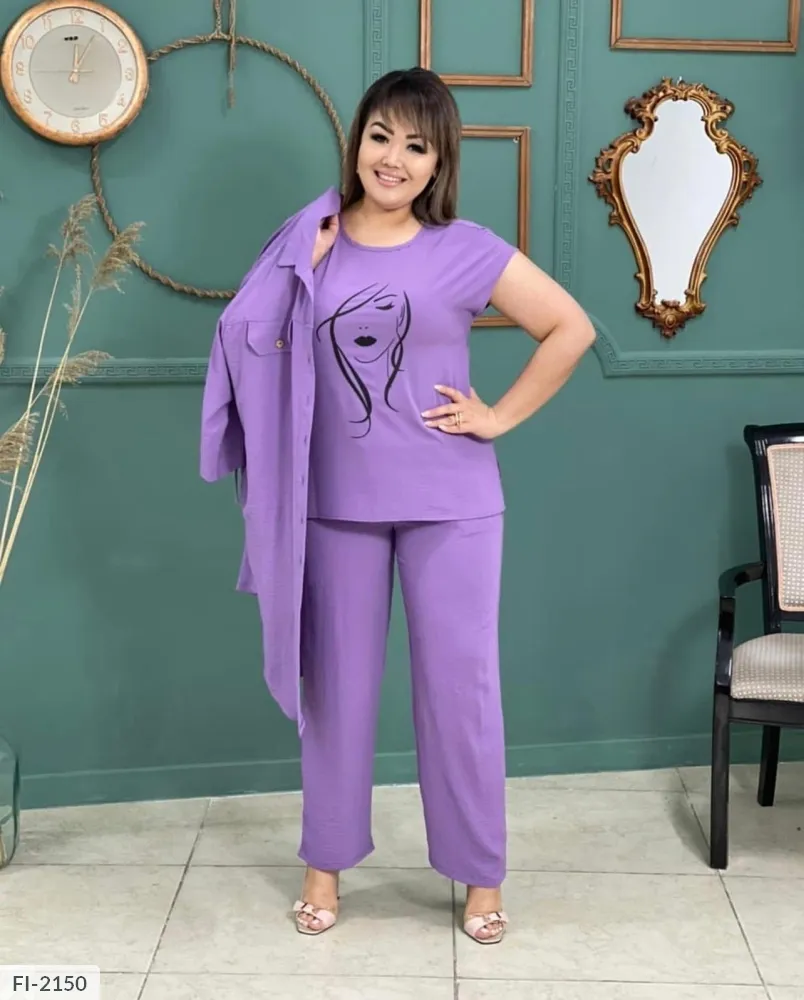 Костюм тройка FI-2146 Фабрика Моды