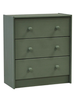 Комод Раст из сосны, 3 ящика с органайзерами, эвкалипт