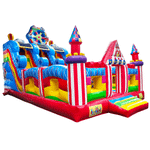 Коммерческий надувной батут "Парк развлечений" 9*5*5,5 м