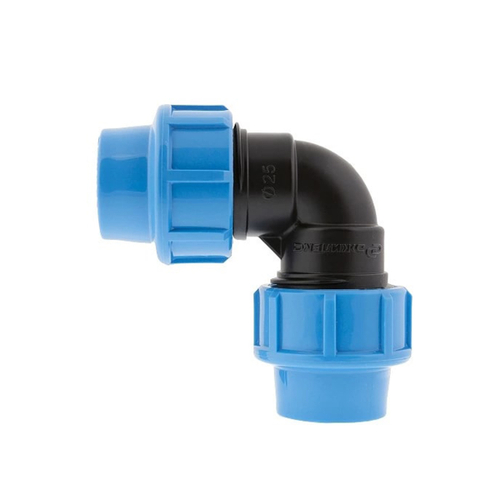 Отвод для труб Джилекс, полипропиленовый, с внутренней резьбой, 25/90°