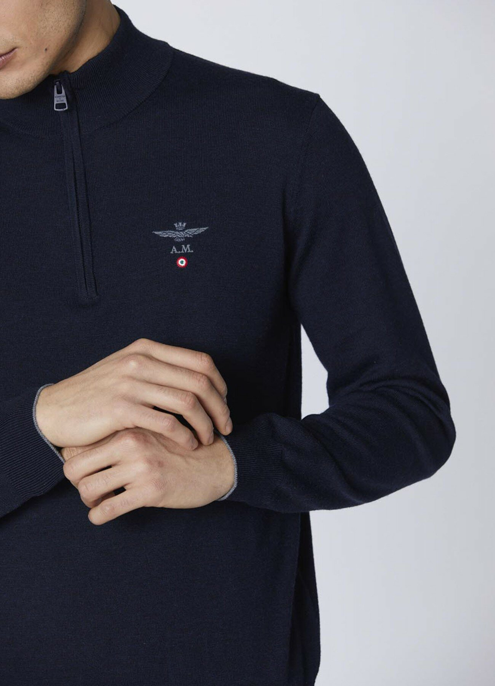 Джемпер муж Aeronautica 1389 синий