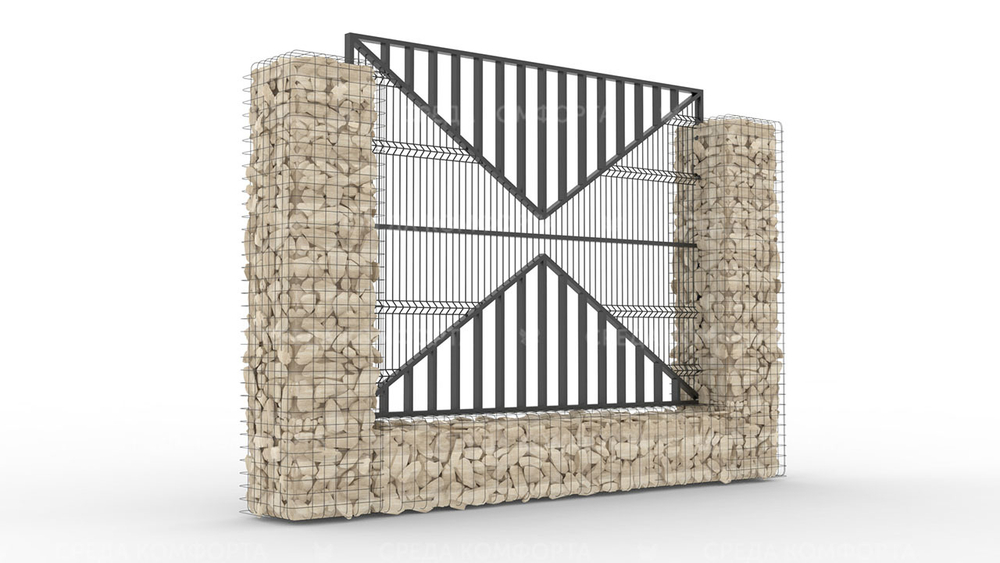 Забор 3Д ZBR0088