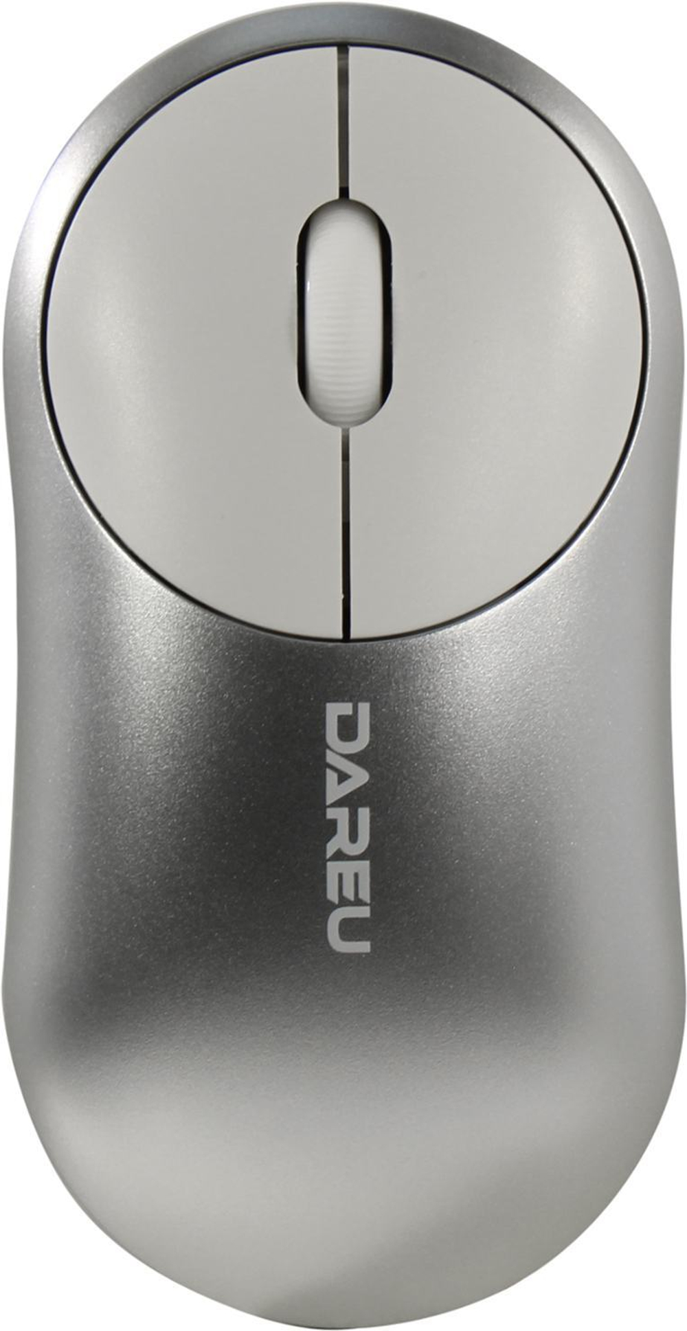 DAREU Wireless&Bluetooth Optical Mouse &lt;LM166D Silver&gt;  (RTL)  USB 3btn+Roll
