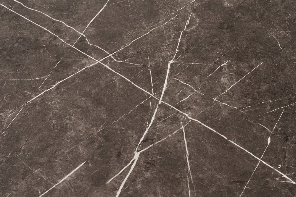 "Каффе" стол из HPL круглый Ø70см, цвет "серый мрамор", подстолье стальное