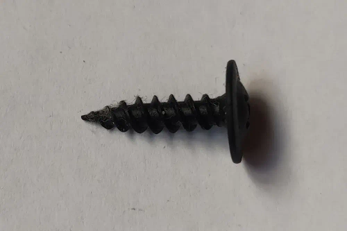 Саморез острый черный 4.2x16 с прессшайбой 50 шт