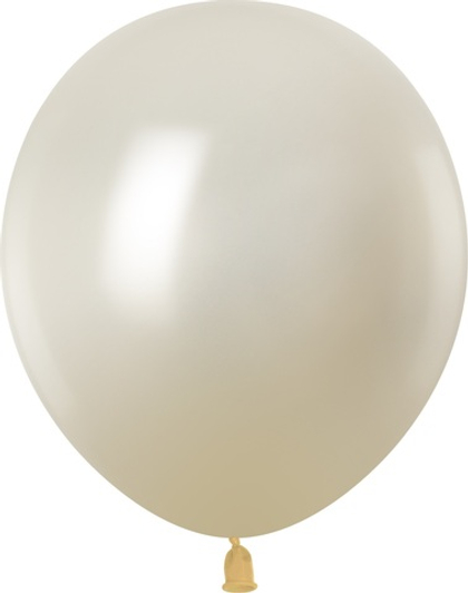 Шар (12''/30 см) Слоновая кость, металлик