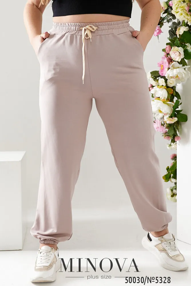Брюки 5328-бежевый Minova