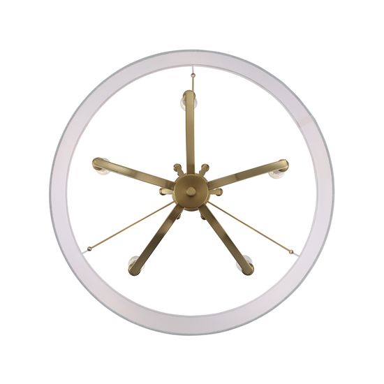 SL1403.303.05 Люстра подвесная ST-Luce Латунь/Прозрачный E27*5 40W BRASS