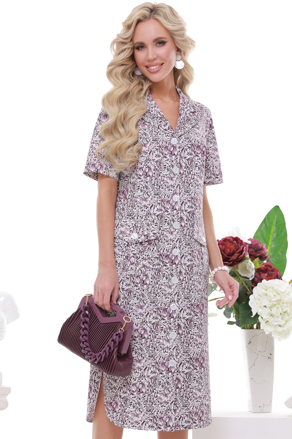 Платье-халат с поясом DStrend (Акция)