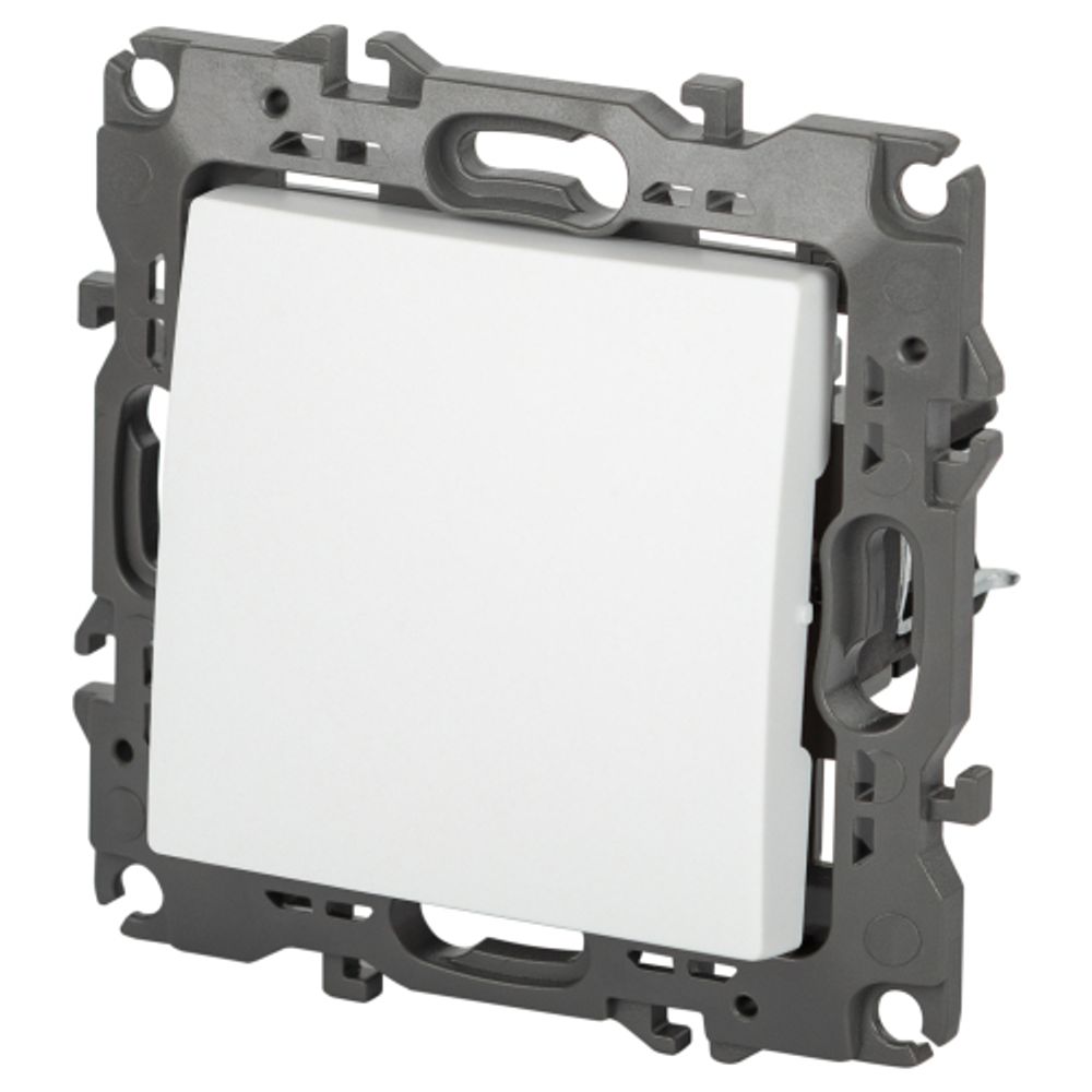 Переключатель ЭРА Серия 12 12-1103-01М , 10АХ-250В, белый матовый