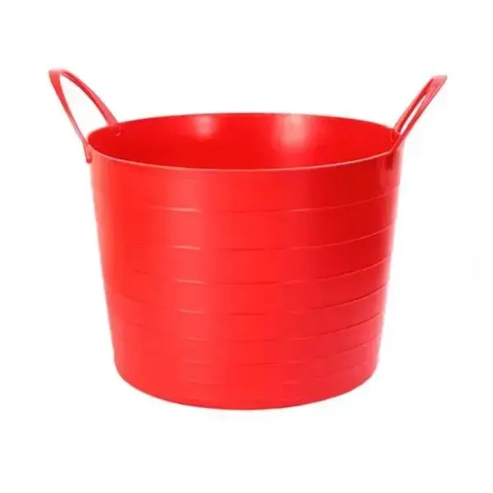 Таз-корзина мягкая 17л Красный 0,245,33х0,33м
