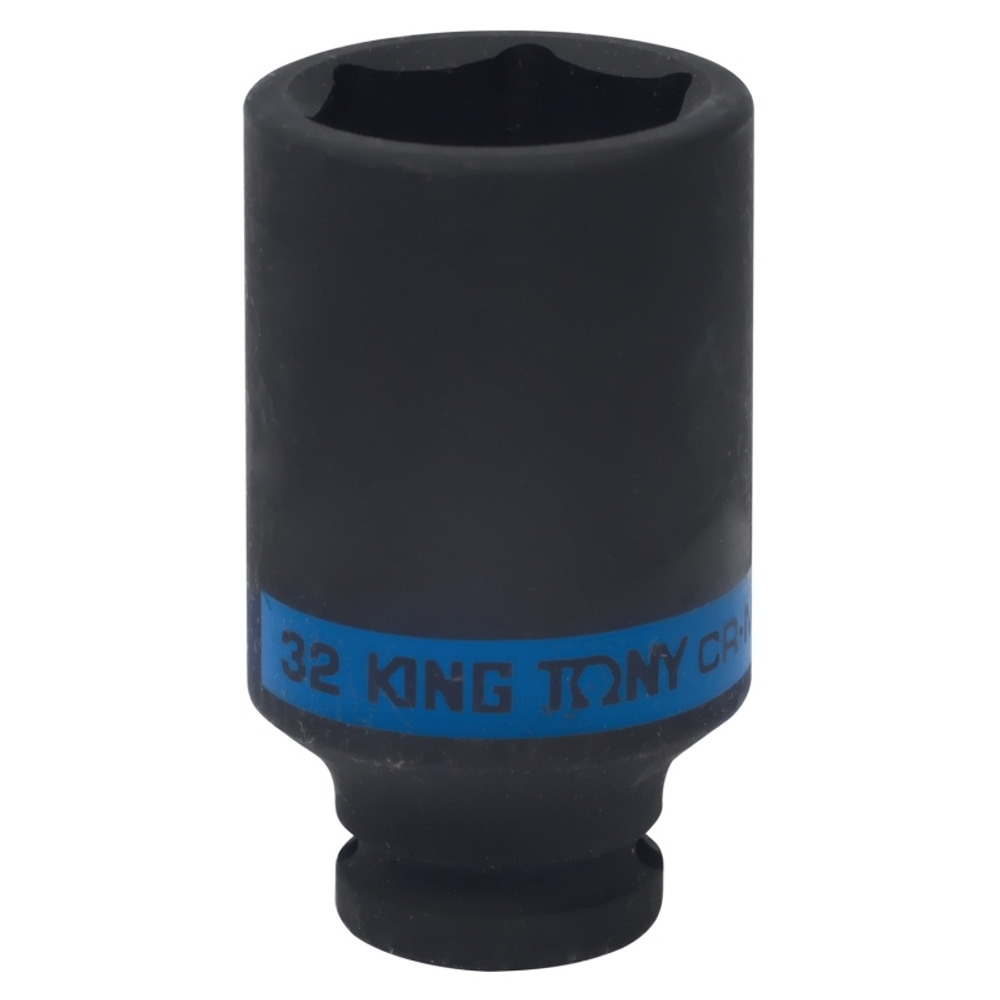 Головка торцевая ударная глубокая шестигранная 1/2&quot;, 32 мм KING TONY 443532M