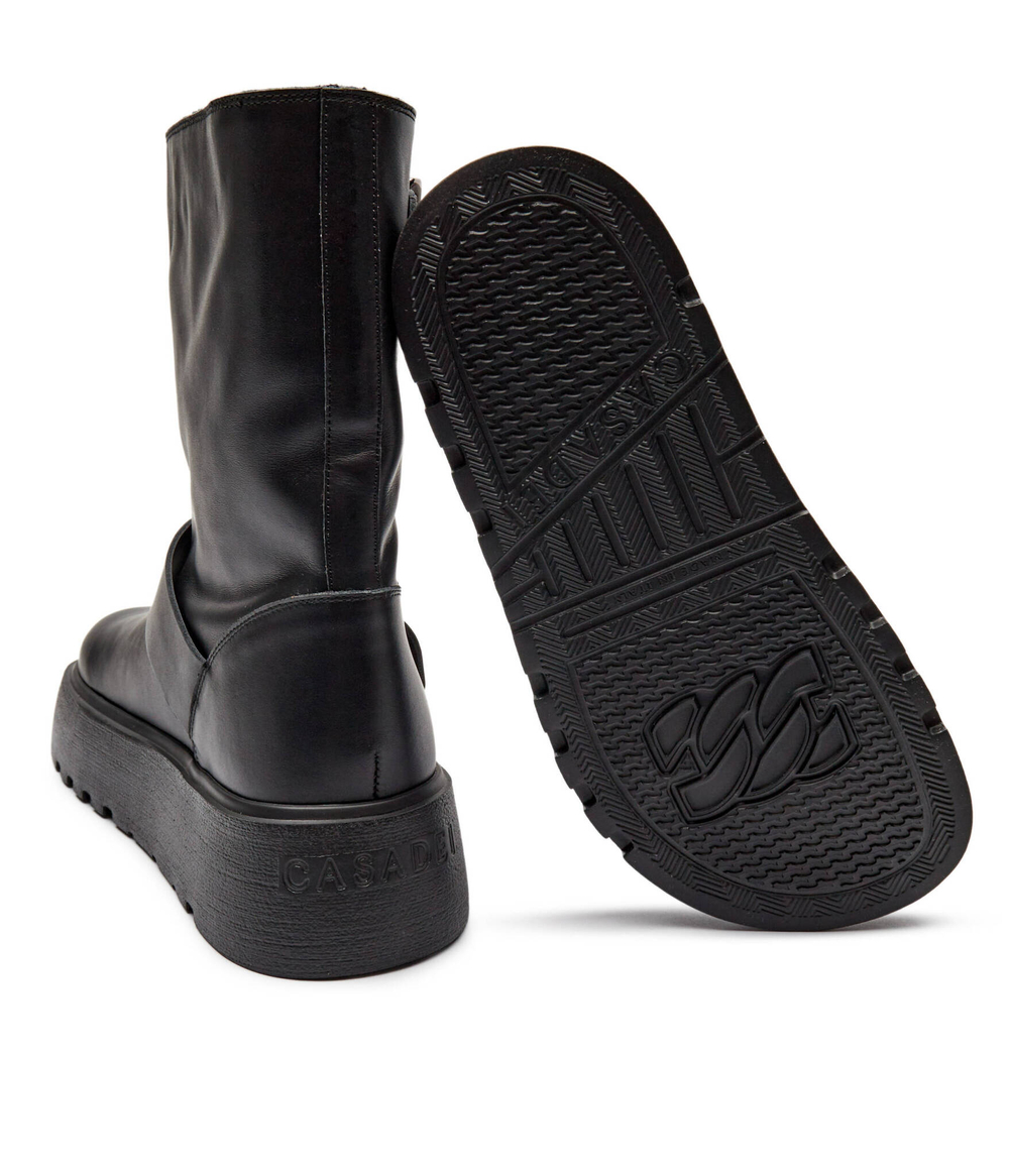 Кожаные ботильоны Casadei - черный(2R481Y040NC1108)