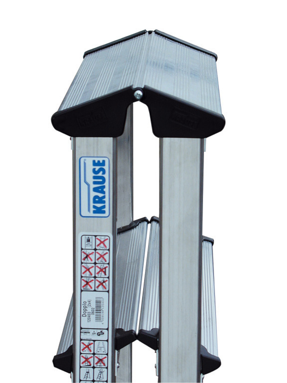 DOPPLO Двусторонняя стремянка, 2 х 8 ст, 3, 51 чер (120373)