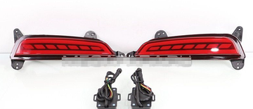 Светодиодные вставки в задний бампер Хендай Крета IX25 V1 Type