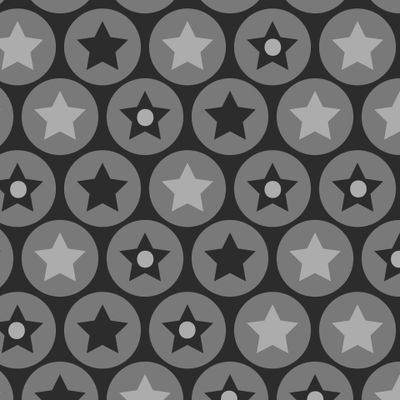 серо черный узор ретро сз звездами и горохом