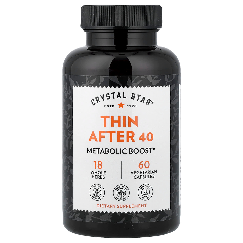 Crystal Star, Thin After 40, 60 растительных капсул