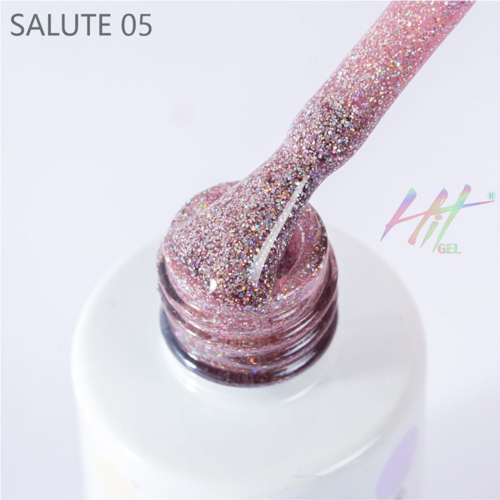 Гель-лак ТМ "HIT gel" №05 Salute, 9 мл