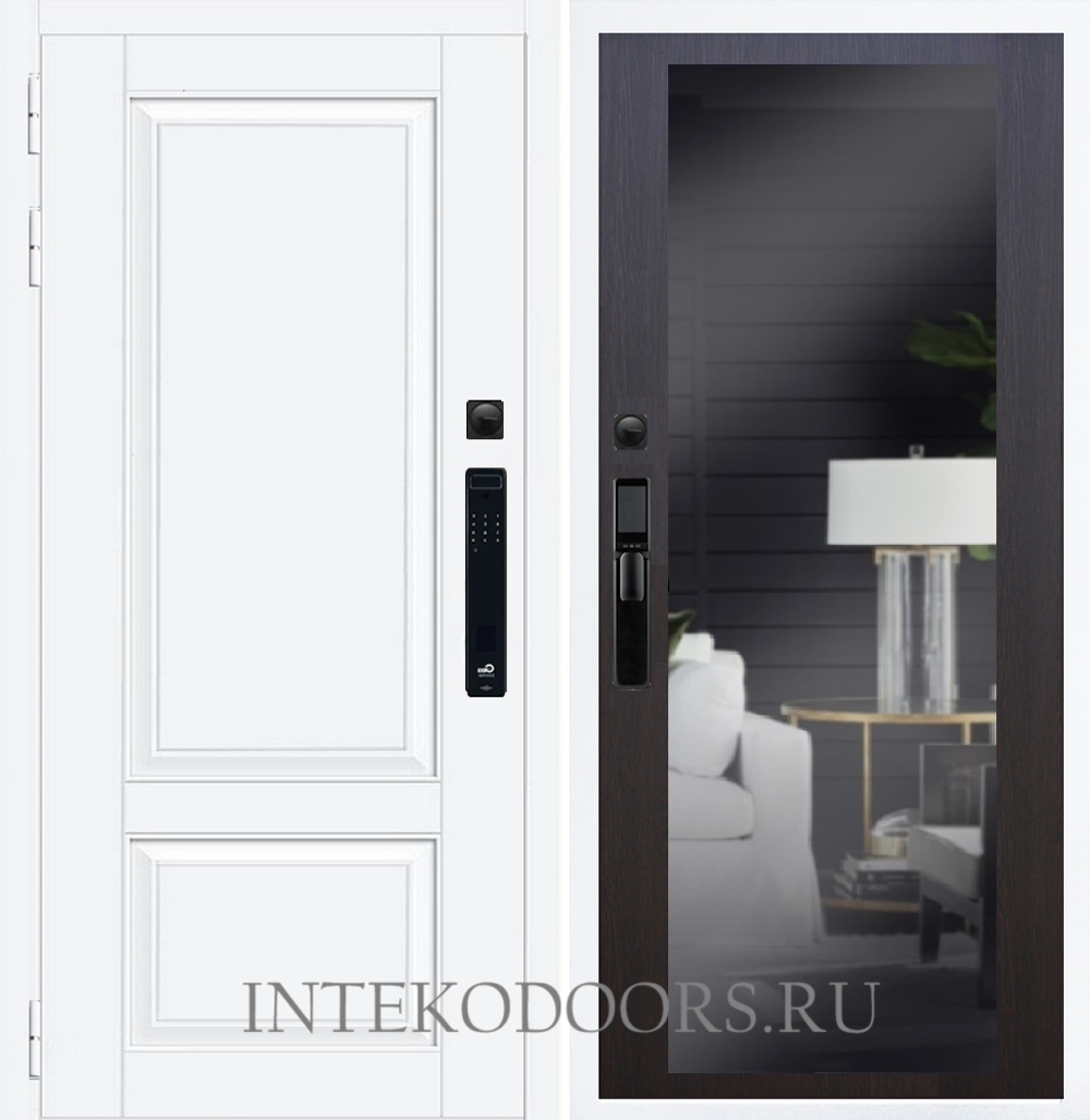 Афина Белая V8 с зеркалом