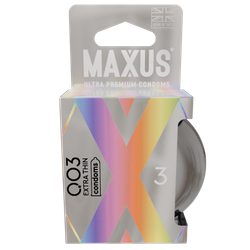 Презервативы MAXUS 003 №3 в железном кейсе, экстремально тонкие, 3 шт