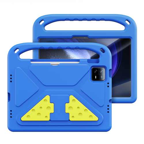 Детский чехол синего цвета на планшет Xiaomi Pad 6 и 6 Pro от от Dux Ducis, серия Puff Series Case