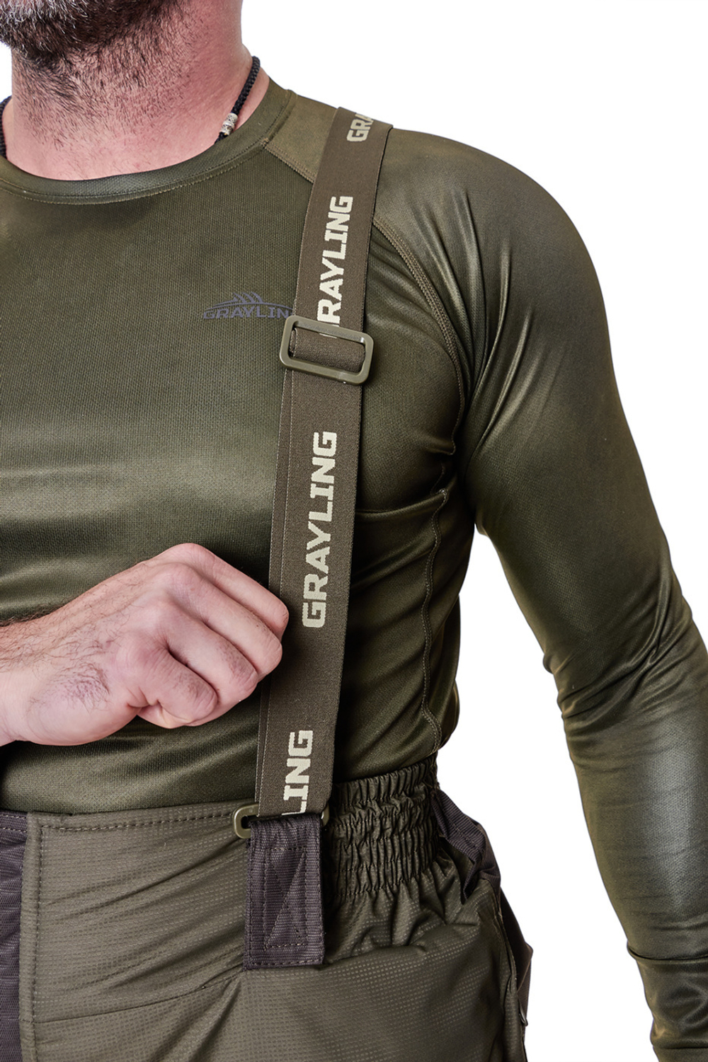 Зимний мужской костюм Grayling "Скат -45" (Таслан, Хаки)