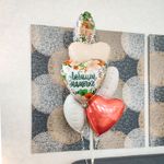 Шар (19"/48 см) Сердце, Коралловый