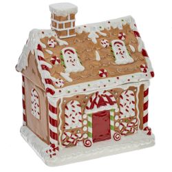 GAEM Конфетница "Пряничный домик", 1500 мл, L18 W13 H22 см